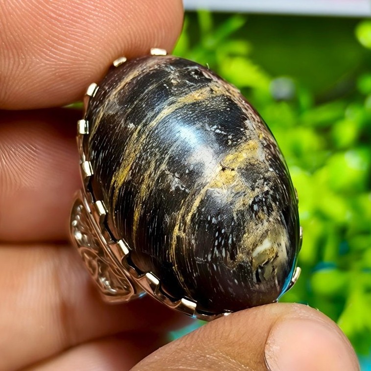 cincin batu akik fokay pamor puser kepompong