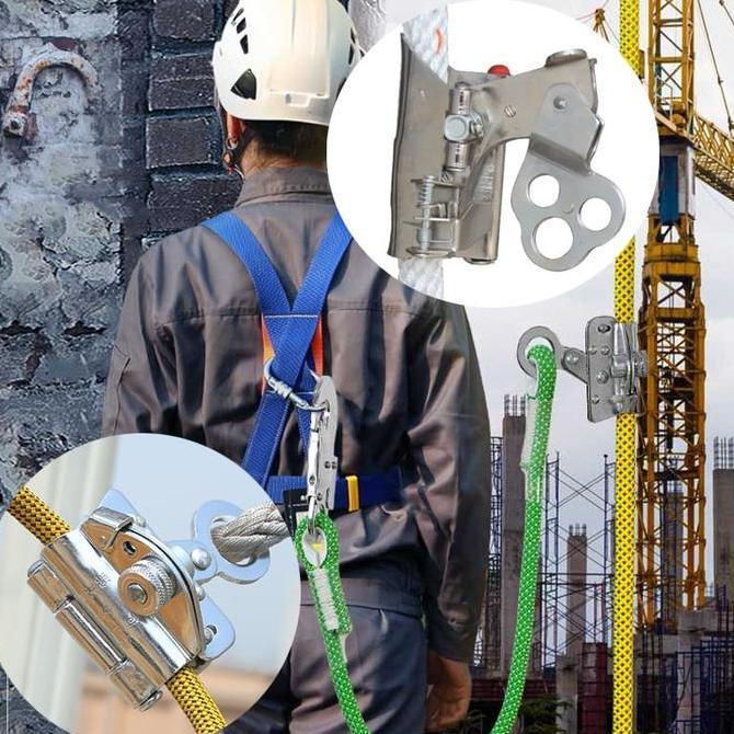 Safety Rock Climbing Arborist 16-20mm Caving Roof Tree Arborist Rope Grab Outdoor Original