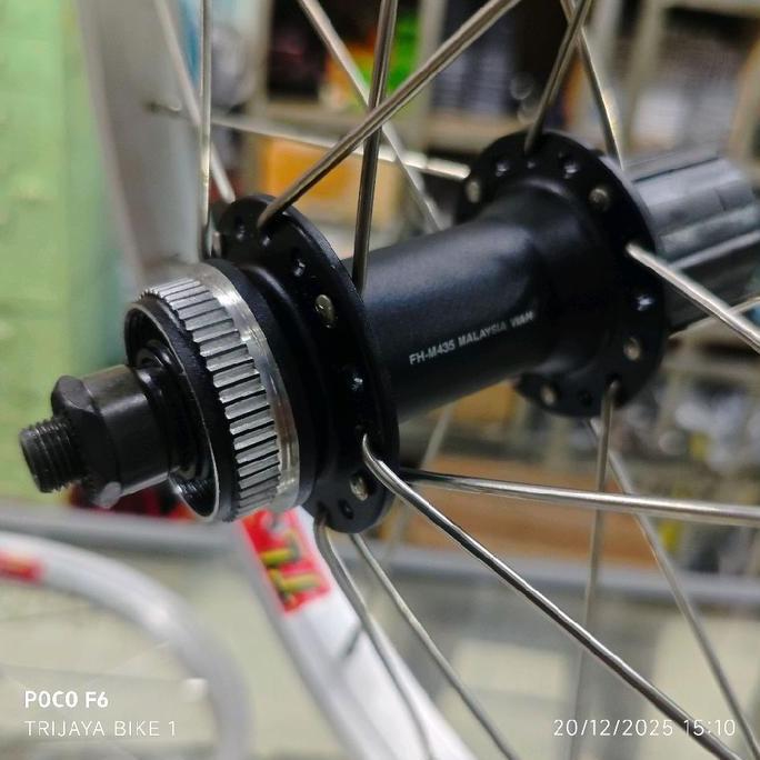 Ready Wheelset 16 murni 305 araya hub shimano RM-435 Disc Brake center lock spoke stainless