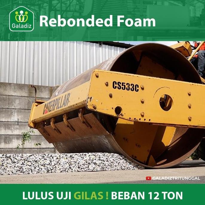 Busa Rebonded / Rebonded Foam / Matras Density 50 Uk 120 x 200