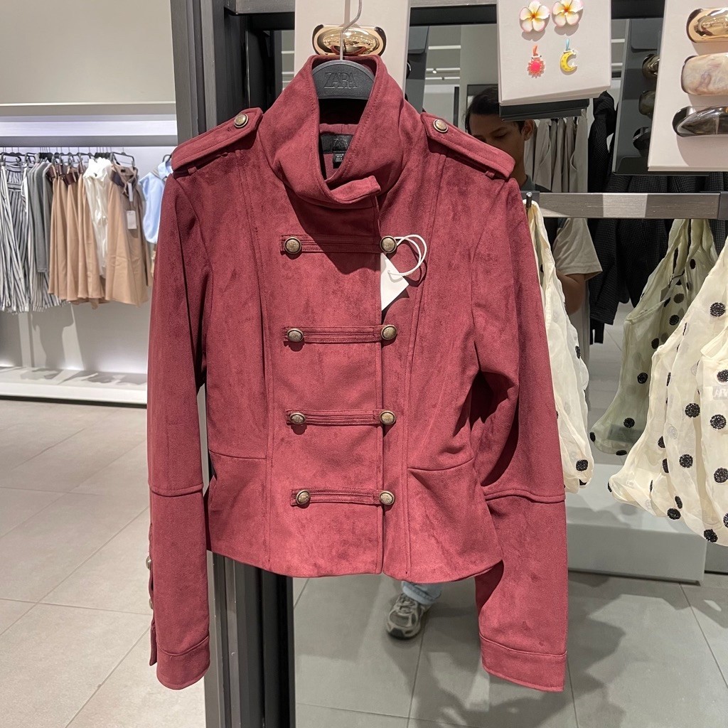 Jaket Suede ZARA Women Jastip (jasa titip)