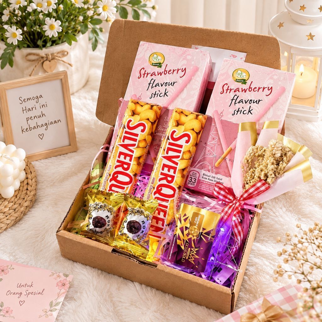 HAMPERS VALENTINE COKLAT SILVERQUEEN