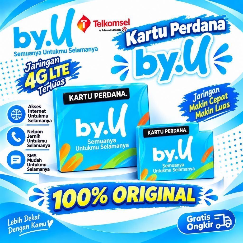 Kartu Perdana  By U Support 5G Kuota 3Gb