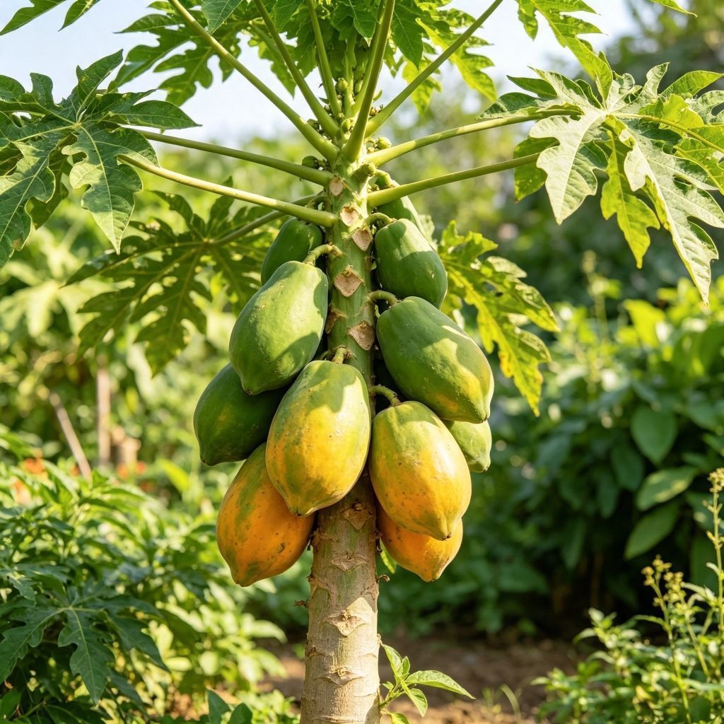 10 Butir Benih Buah Pepaya Jingga Madu Manis Benih Unggul Benih Pepaya Jingga