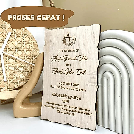 Peper Plywood Nama Mahar Wedding Kertas Sobek Plywood Triplek Mirror Aesthetic Mahar Aesthetic Mahar