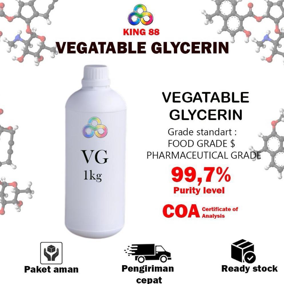 Gliserin 1kg - Vegatable Glycerin - Gliserin Nabati - GlIserol Pharmaceutical Grade