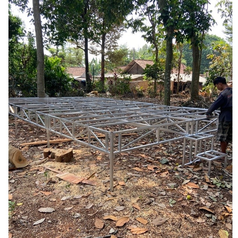 Rangka Panggung Knockdown Ukuran  3x6 Besi hollow galvanis