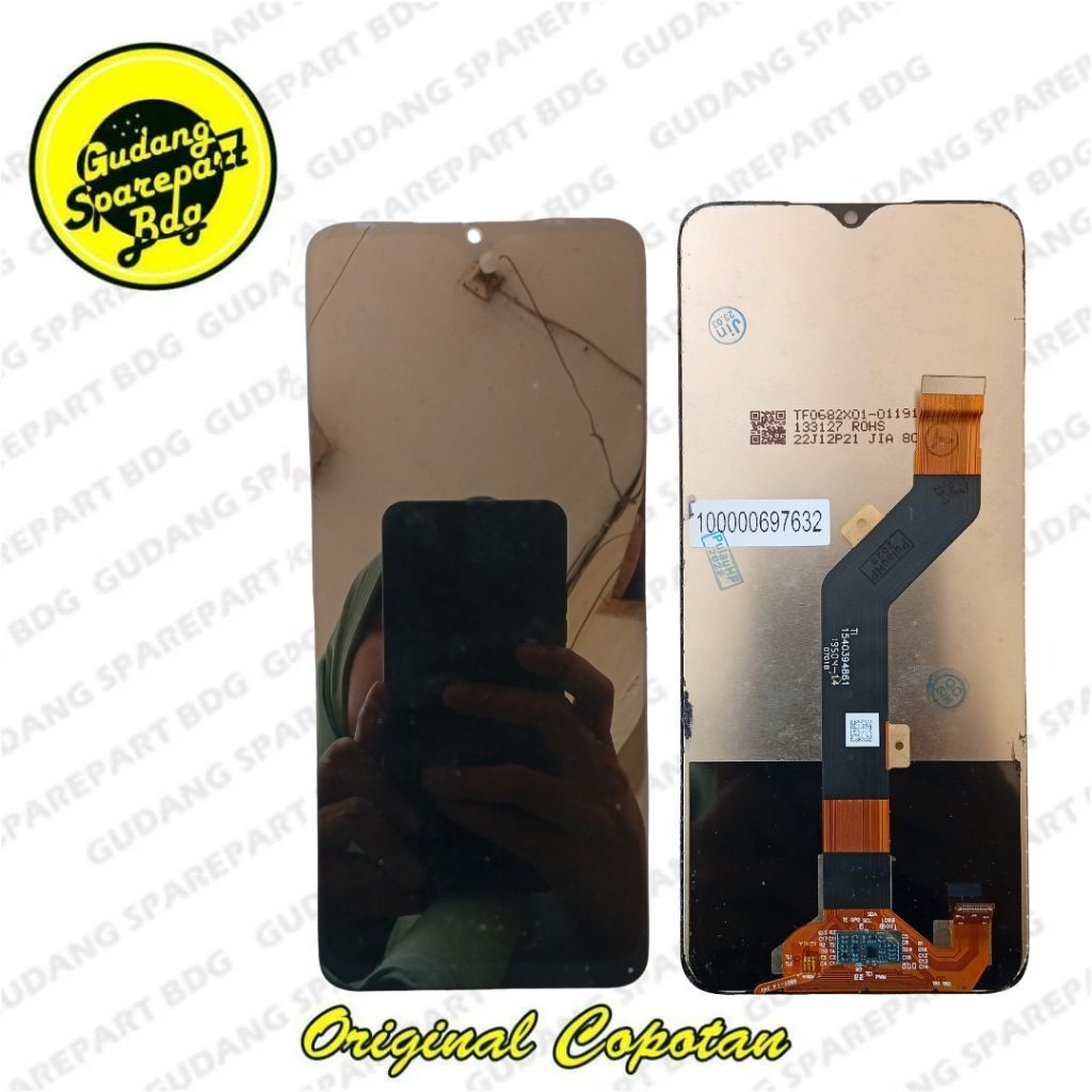Lcd Touchscreen Infinix Hot 10 Play Second Original Copotan