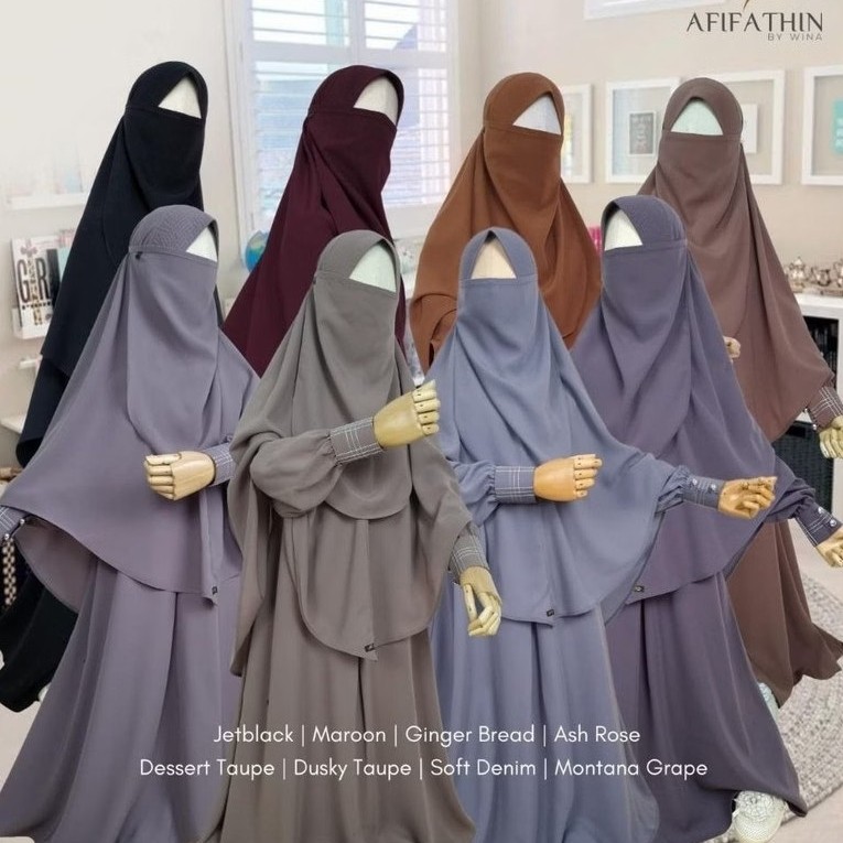 GAMIS SET CASPEA SERIES KIDS BY AFIFATHIN | GAMIS SYARI ANAK