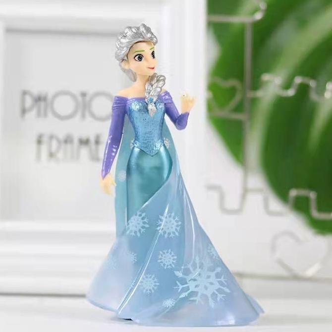 Bitci- Cake Topper Elsa Frozen Disney Hiasan Cake Fure Elsa Frozen Desa