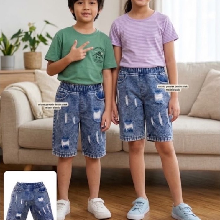 Celana Pendek Jeans Anak Laki-Laki / Celana Jeans Anak Laki-Laki