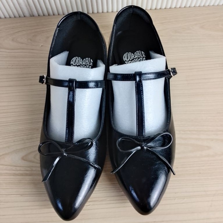 [Etalase Khusus Adorable Project] Adorableprojects - Lunaris Bow Flatshoes Sepatu Wanita Size 41