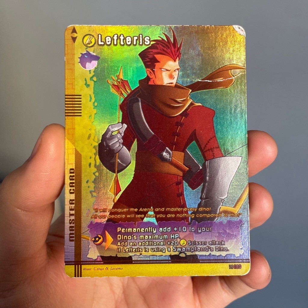 dino duel masters lefteris hologram original
