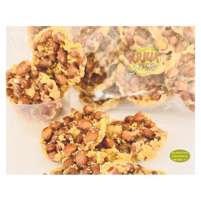 Mds- Cemilan Rempeyek - Peyek Kacang Khas Padang