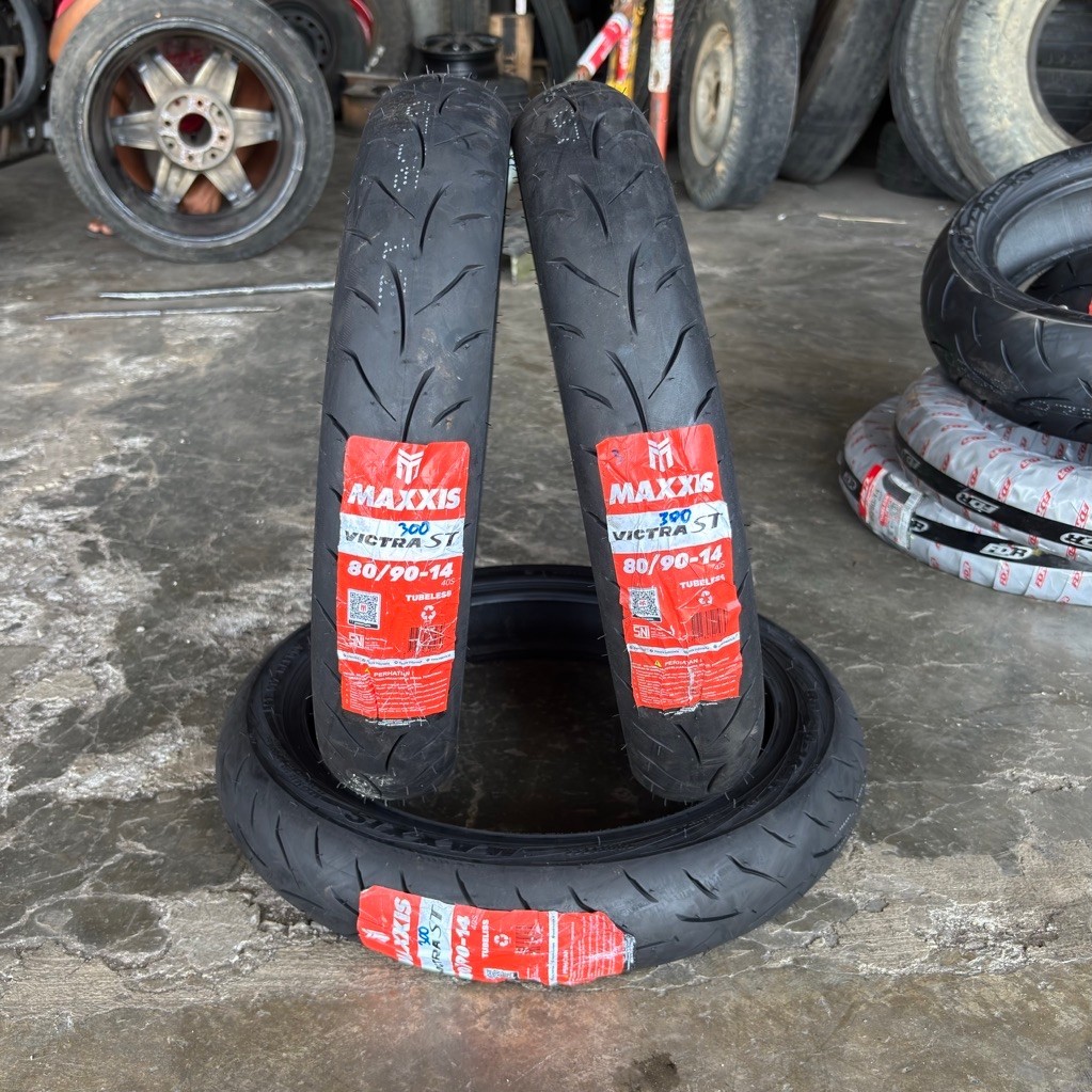 BAN MOTOR MAXXIS VICTRA ST DEPAN BELAKANG BAN MOTOR MATIC 80/90 14 BAN MOTOR MATIC 90/90 14 BAN MOTO
