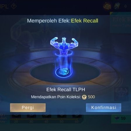 Efek Recall TLPH dalam game MPL