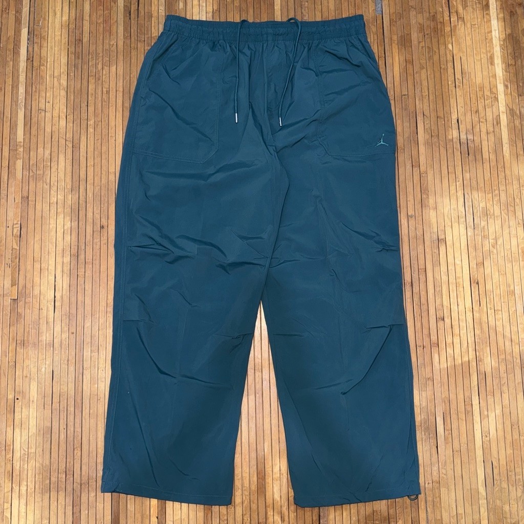 BIG SIZE NIKE AIR JORDAN FOREST GREEN SUPER WIDE FIT BAGGY UTILITY PANTS