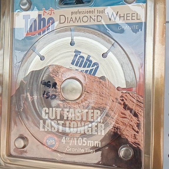 DIAMOND WHEEL GRANITE TILES 4" (105MM) / DIAMOND WHEEL GRANITE TOHO