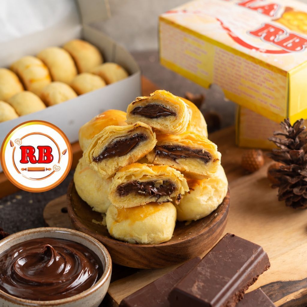 KUE PIA COKLAT / BAKPIA RASA COKLAT / PIA RASA COKLAT / PIA RB COKLAT ISI 10