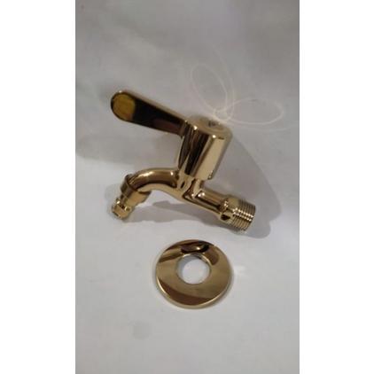 Kran taman Gold / kran taman stainless gold / kran tembok gold DISKON