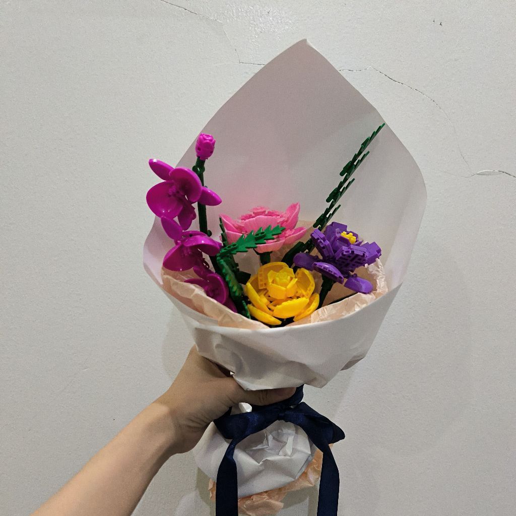 flower bouquet bricks lego