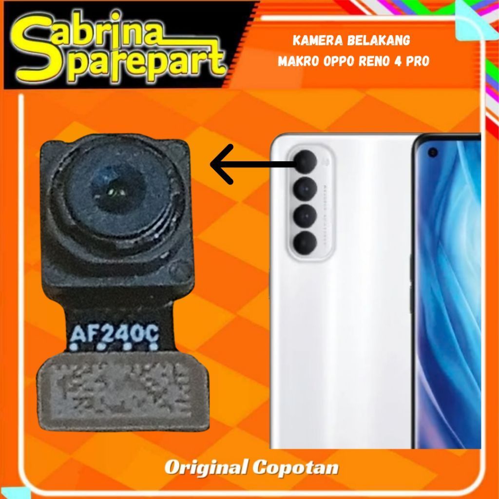 Kamera Belakang Depth Makro Oppo Reno 2, Reno 4 5G, Reno 4 Pro, Reno 3 Second Original Copotan