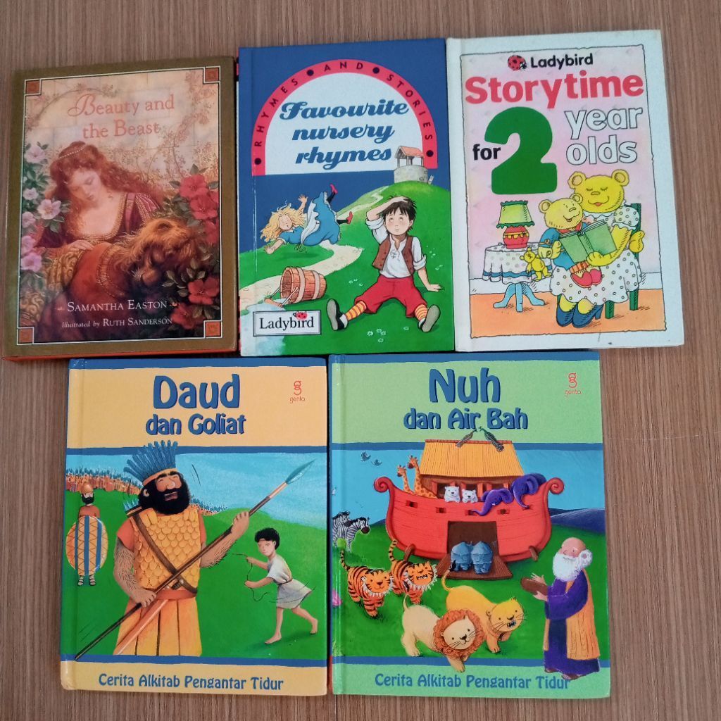 RARE Buku Cerita Anak vintage Langka Ladybird cerita alkitab cetakan lama out of print koleksi klasi