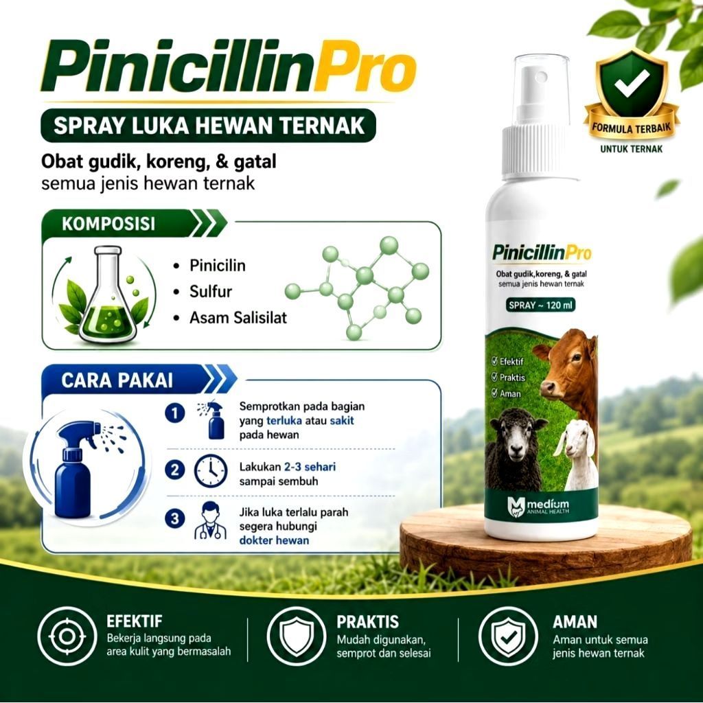 PINICILIN OBAT KORENG HEWAN TERNAK