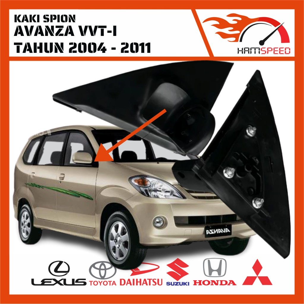 Kaki Spion Avanza VVT-I Dudukan Spion Avanza VVTI Kaki Spion Avanza 2004 - 2011