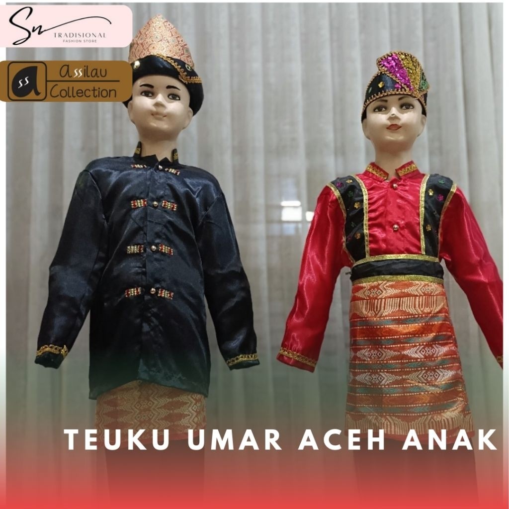 Baju Adat Teuku umar/Nanggoro aceh anak satuan