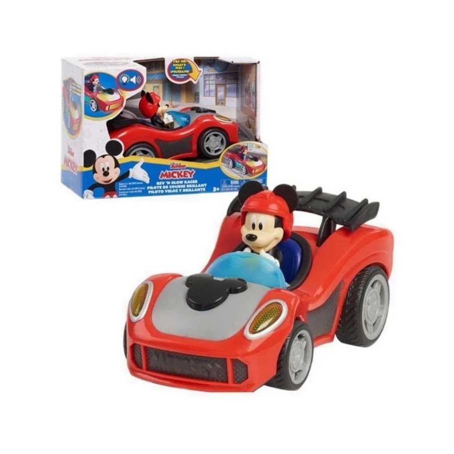 DISNEY Mickey Mouse Rev ‘n Glow Racer