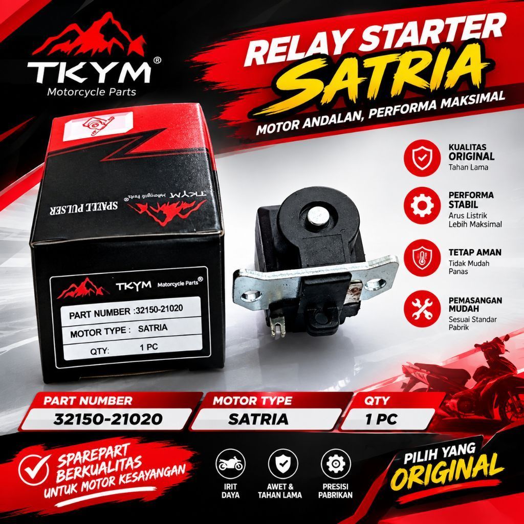 PULSER SUZUKI SATRIA 2TAK KUALITAS TERJAMIN