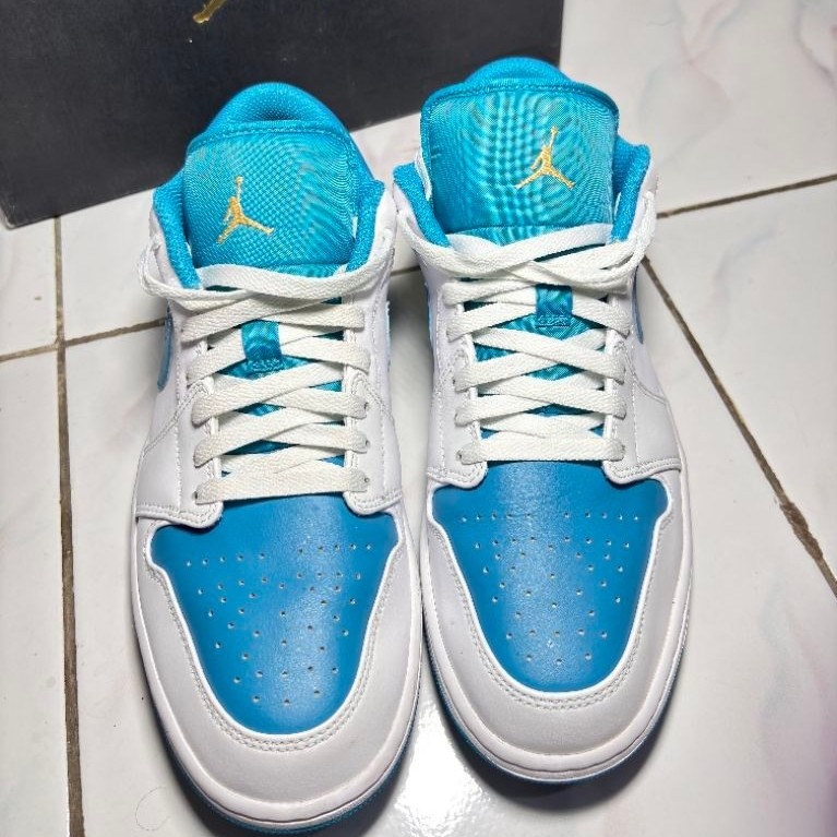 Nike Air Jordan 1 Low Aquatone Ukuran 45 Second