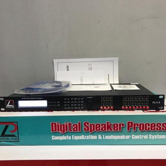MANAJEMEN DLMS Pasline PL4.8 Speaker Management 4 in 8 Out ORIGINAL
