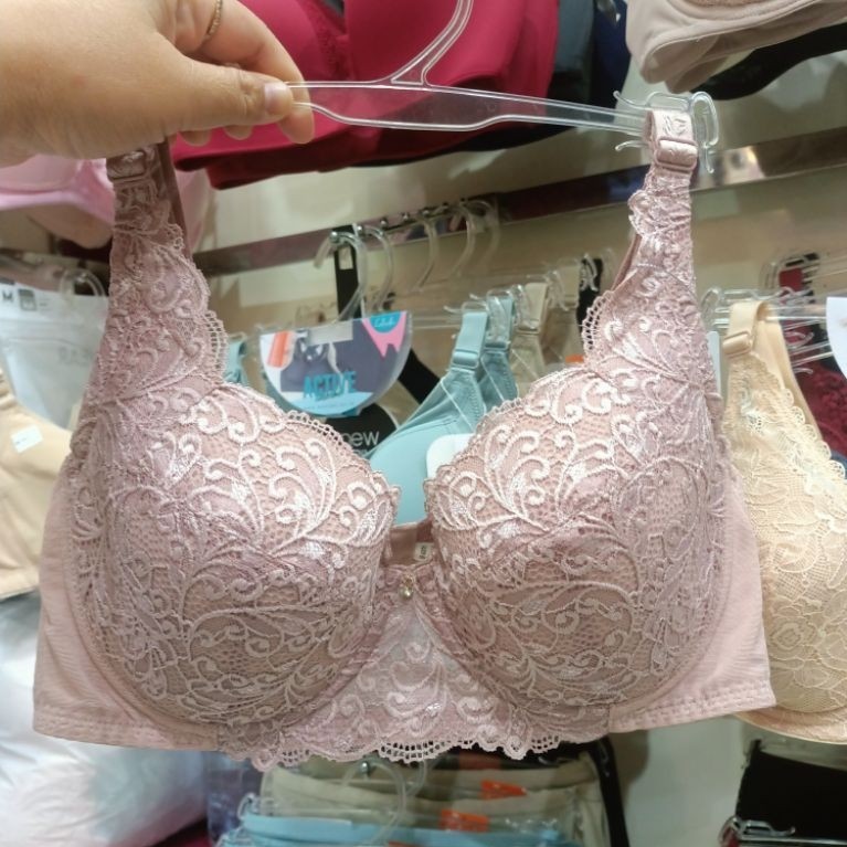 Bra wacoal IB4057 renda kawat tanpa busa/ bisa tipis