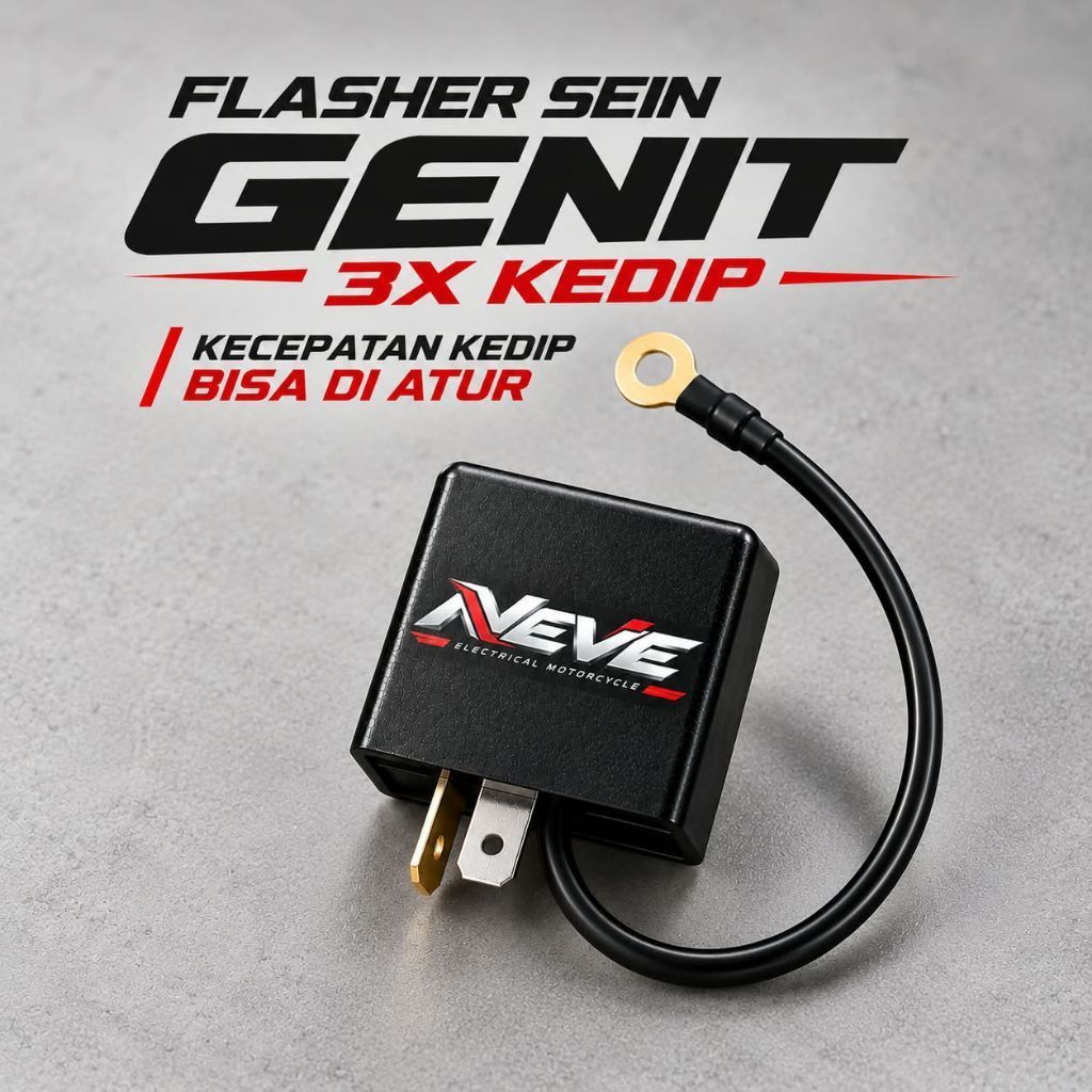 flasher sein genit 3x kedip KECEPATAN BISA DI ATUR