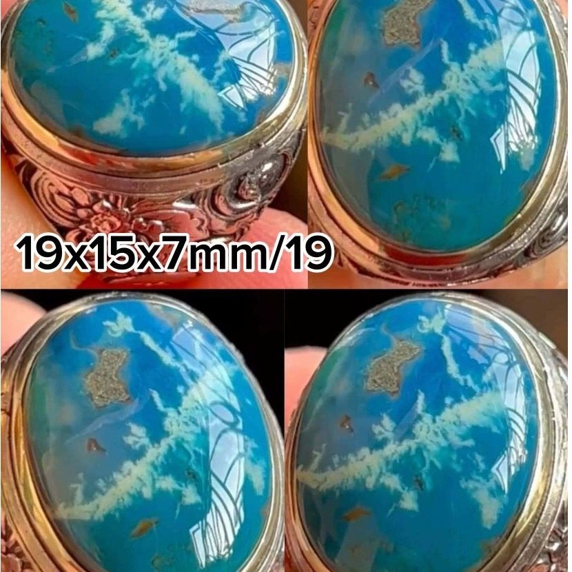 natural akik jasper kembang blues green mirip bacan