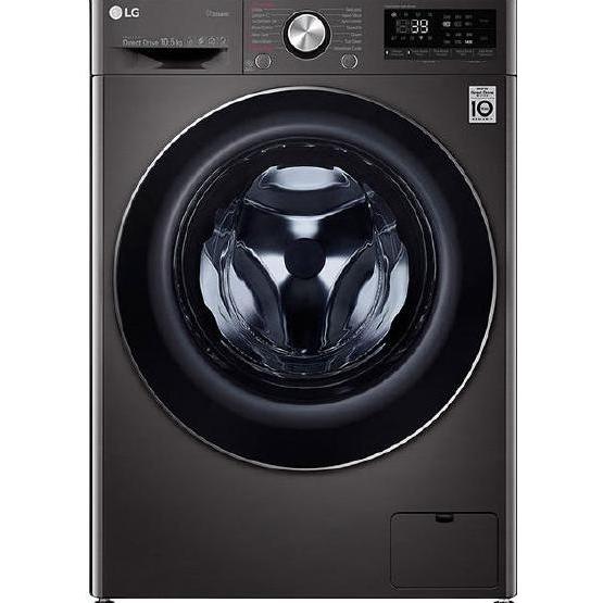 LG FRONT LOADING 10.5 KG FV1450S1B | LG MESIN CUCI 10.5 KG FV1450