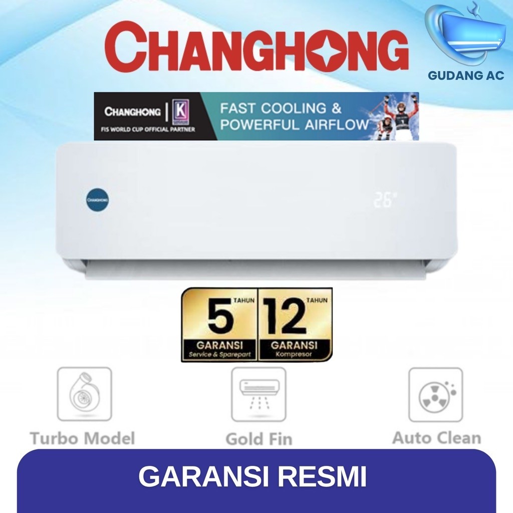 Changhong AC Split CSC-05NVB - 1|2 PK Standar