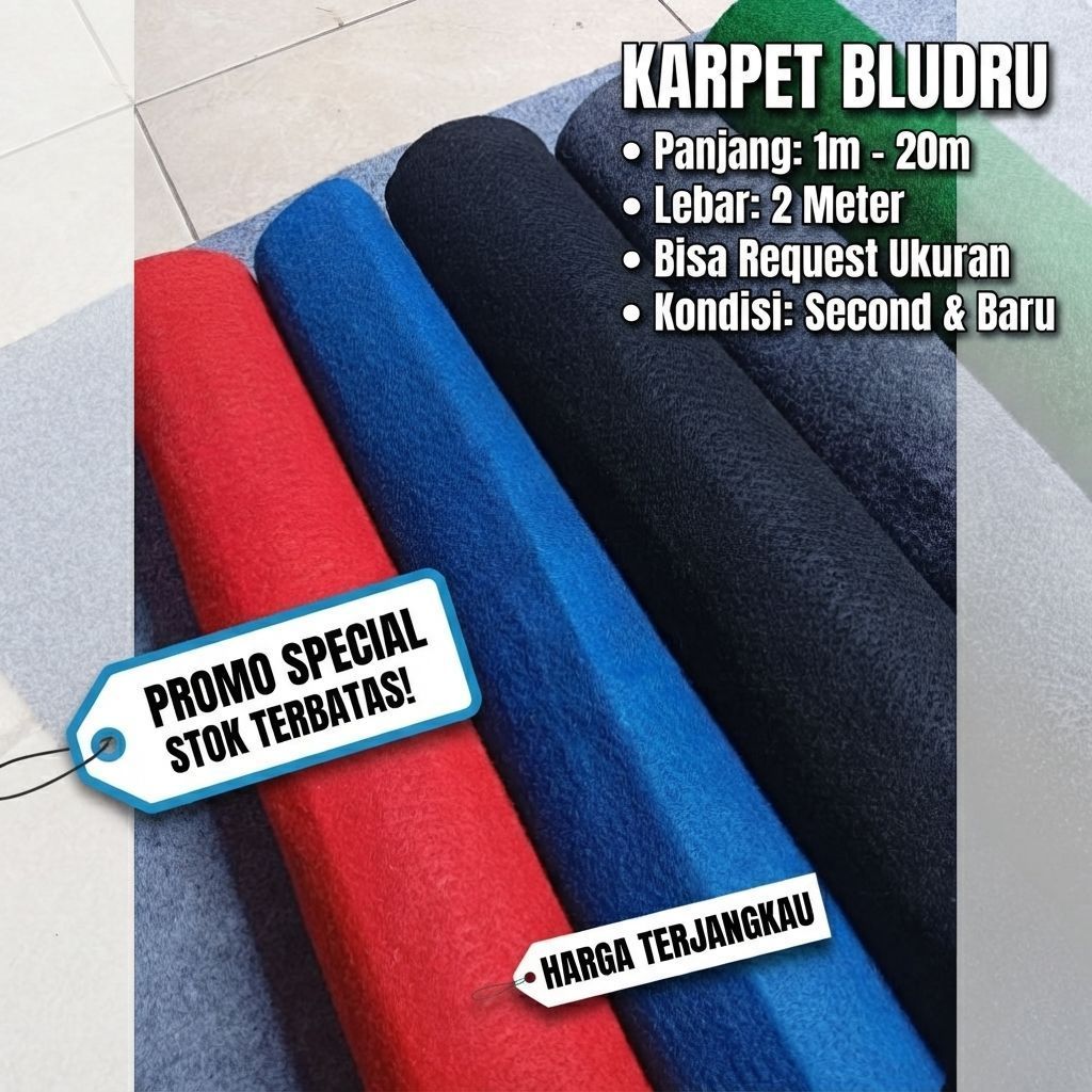 {1x2}KARPET BLUDRU ||KARPET LANTAI AESTHETIC||KARPET Dekorasi meteran 100x200