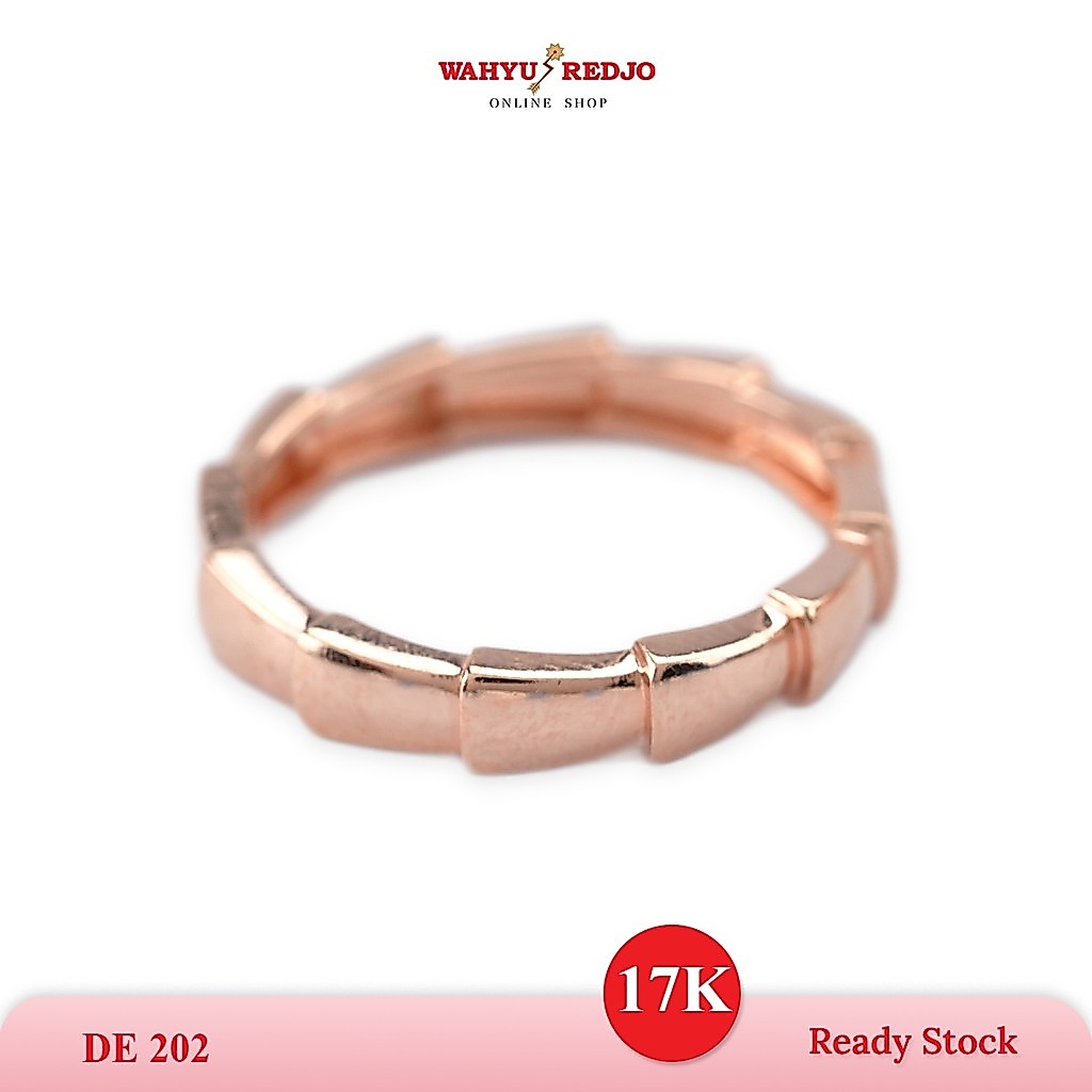 WAHYU REDJO - CINCIN EMAS 17K AMERO MODEL ULAR ELEGAN & TIMELESS (PMR)