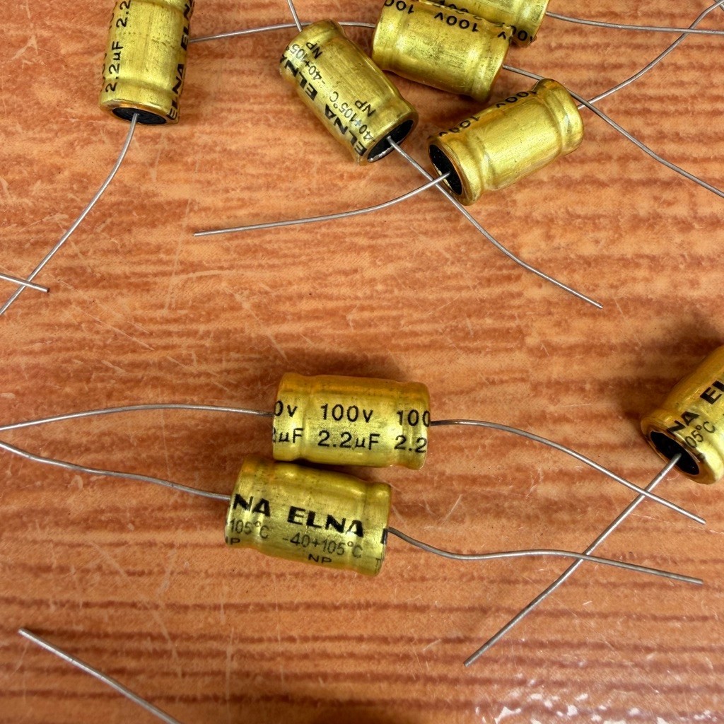 Elco Non Polar 2,2UF 3,3UF 4,7UF 100V ELNA
