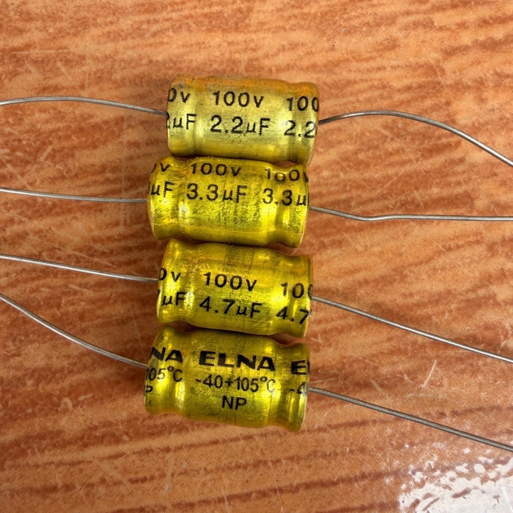 Elco Non Polar 2,2UF 3,3UF 4,7UF 100V ELNA