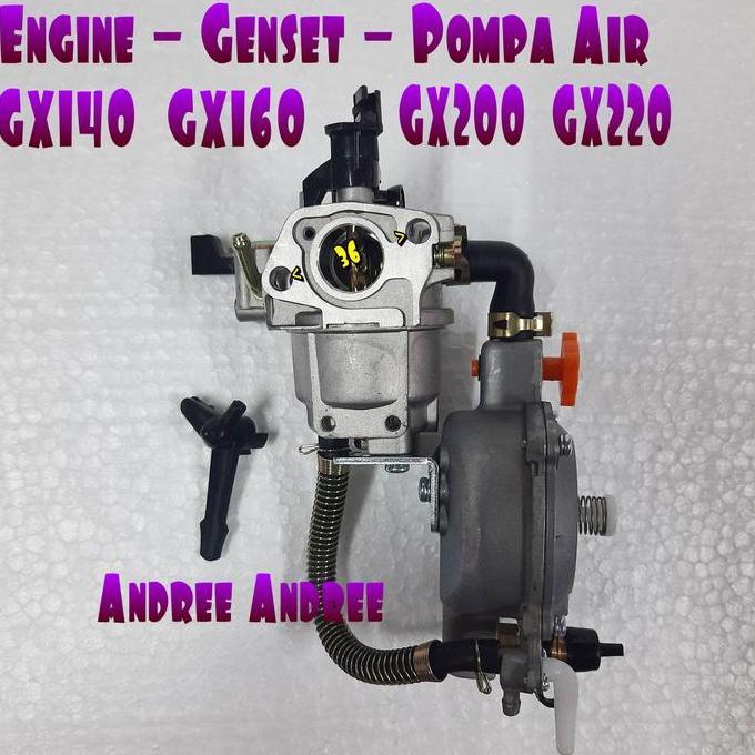 Termantab] Carburator LPG Biogas mesin Penggerak GX-220 GX 220 228 GX220 GX228