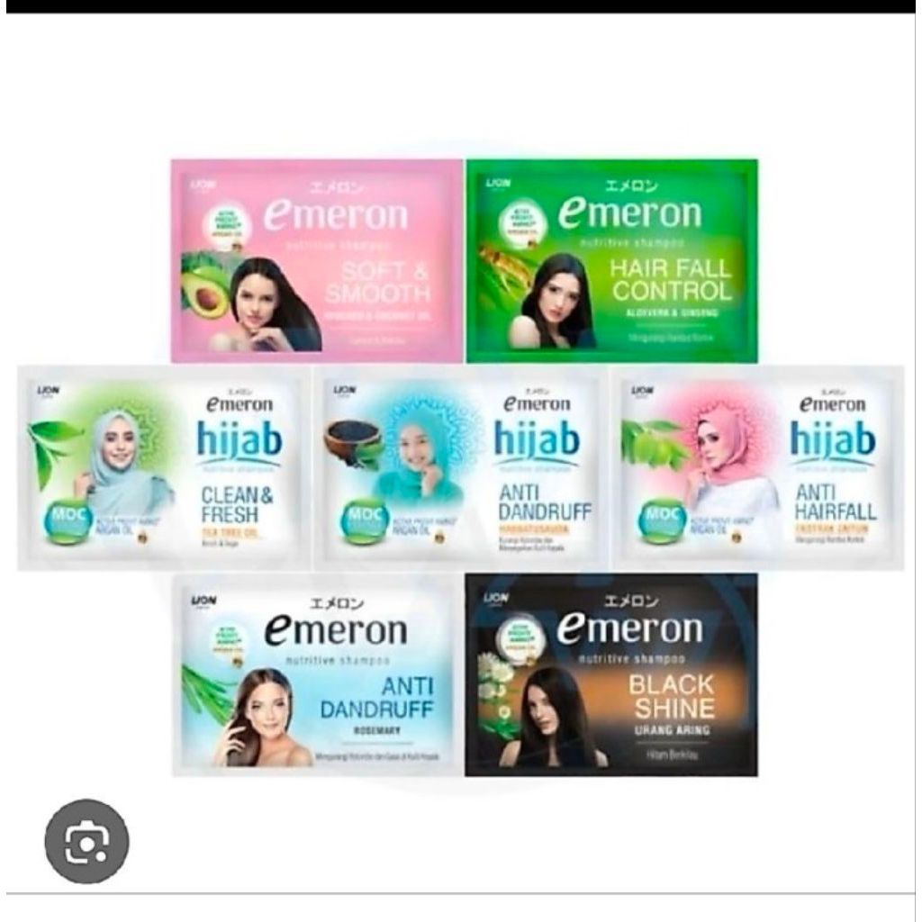 12 PCS Shampo emeron Renceng sampo emeron 10 ml