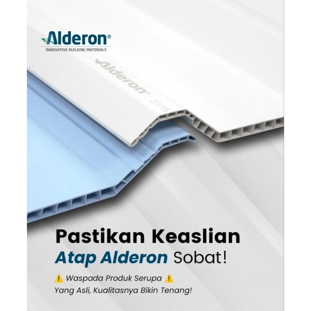 Atap UPVC Alderon Murah 3-6 Meter Promo
