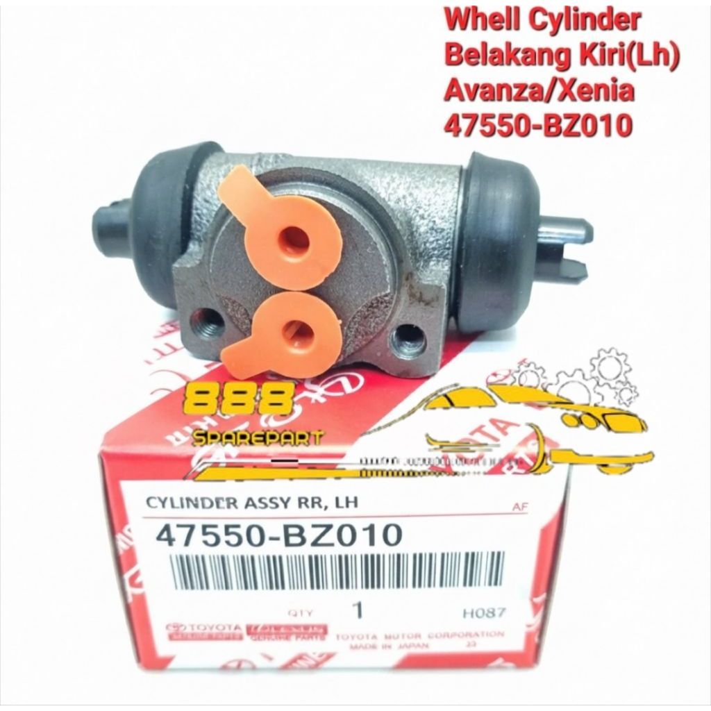 WHEEL CYLINDER BLOK REM MASTER REM BELAKANG KIRI LH TOYOTA AVANZA 1.3 1300CC VVTI XENIA 1000CC 1300C