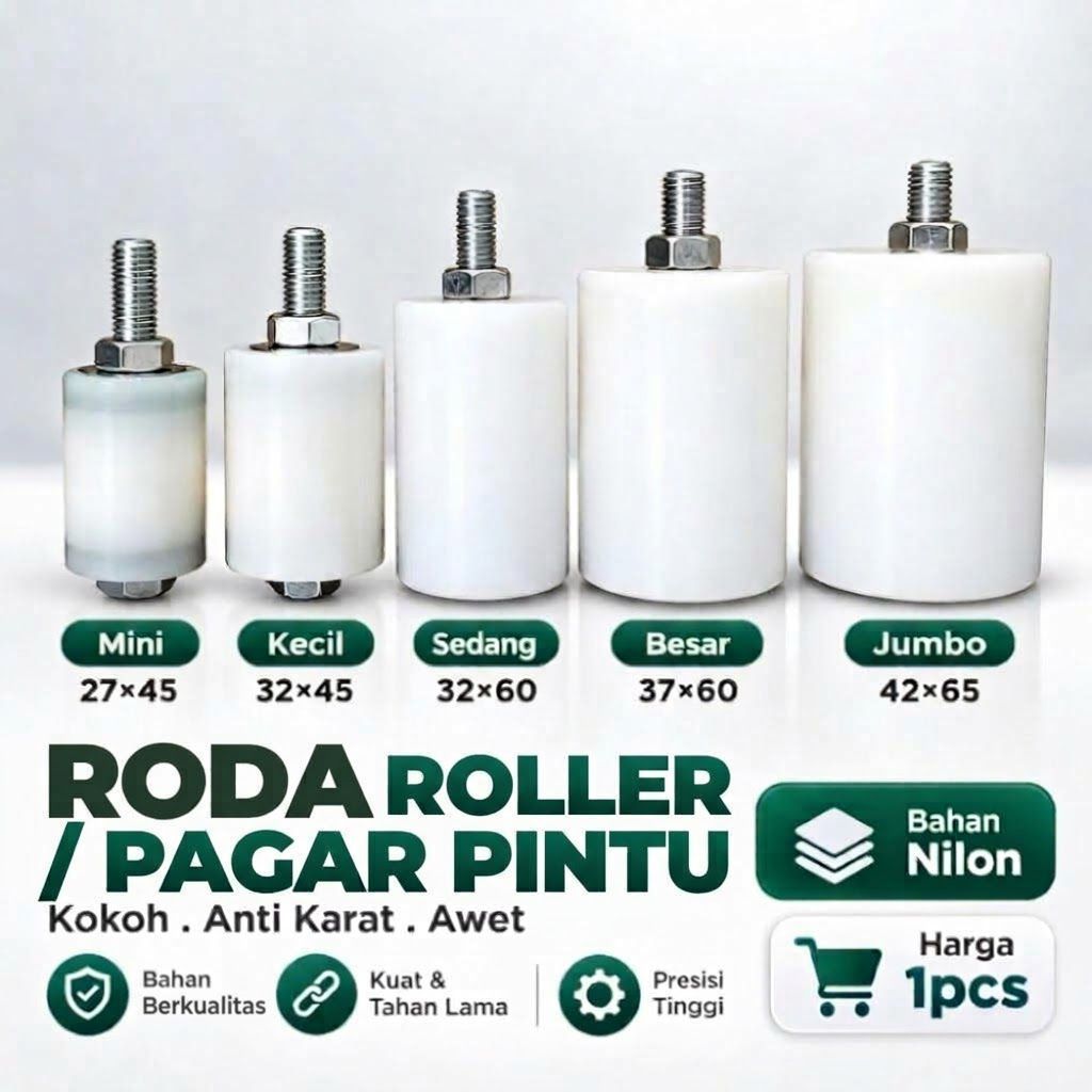 Roda roller nilon pagar/ roda roller nilon pagar dorong/roda roller pagar/roda roller