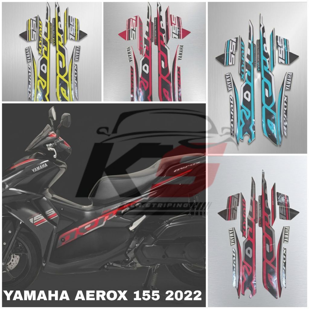 STICKER STRIPING MOTOR YAMAHA AEROX 155 2022
