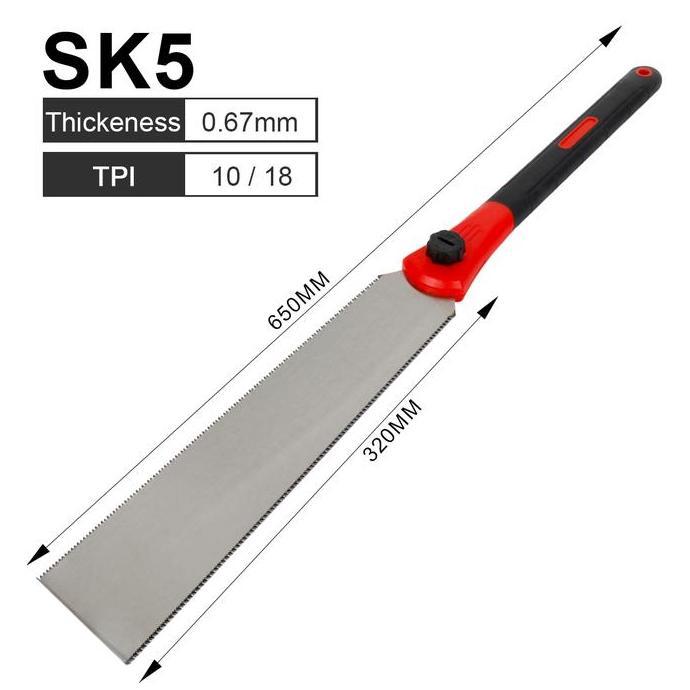 MARVVELOUS JLD Gergaji Tangan Wood Saw Double Side Blade 12inch